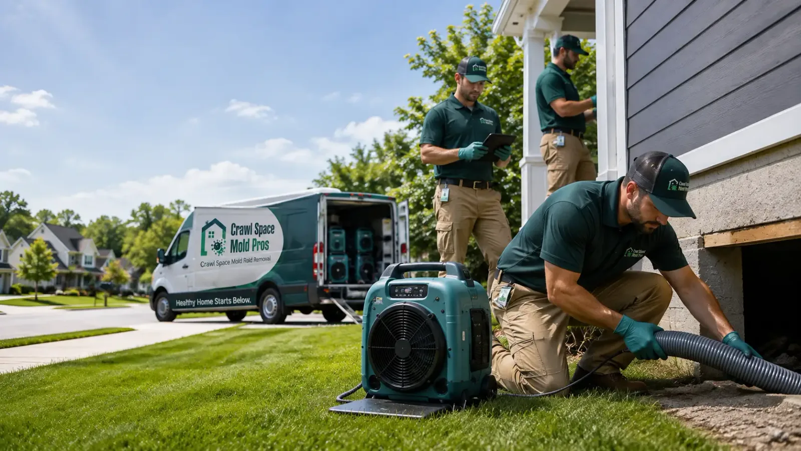 Crawl Space Mold Removal in Altaville, CA